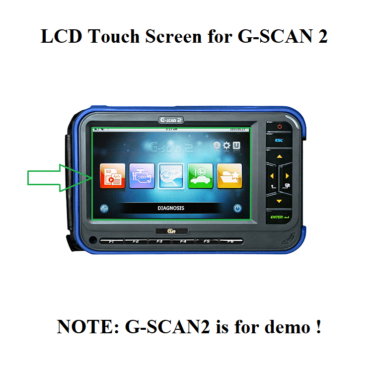 LCD Touch Screen Digitizer Replacement for G-Scan2 GIT GSCAN2